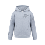 NBA OKLAHOMA CITY THUNDER NEUTRAL BIG BOY'S FLC PO HOODIE (DARK HEATHER GRAY)