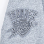 NBA OKLAHOMA CITY THUNDER NEUTRAL BIG BOY'S FLC PO HOODIE (DARK HEATHER GRAY)