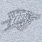 NBA OKLAHOMA CITY THUNDER NEUTRAL BIG BOY'S FLC PO HOODIE (DARK HEATHER GRAY)