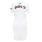 NBA OKLAHOMA CITY THUNDER CLASSIC WOMEN'S BODY CON DRESS (WHITE)