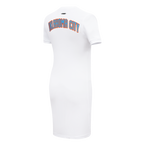 NBA OKLAHOMA CITY THUNDER CLASSIC WOMEN'S BODY CON DRESS (WHITE)
