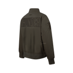 NBA OKLAHOMA CITY THUNDER NEUTRAL BIG BOY'S TWILL JACKET (DARK TAUPE)