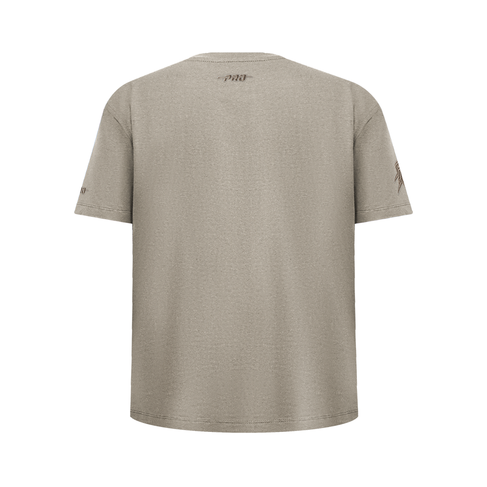 NBA OKLAHOMA CITY THUNDER NEUTRAL BIG GIRL'S SS BOXY TEE (TAUPE)