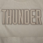 NBA OKLAHOMA CITY THUNDER NEUTRAL BIG GIRL'S SS BOXY TEE (TAUPE)