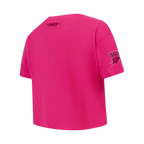 NBA OKLAHOMA CITY THUNDER TRIPLE PINK BIG GIRL'S SS BOXY TEE (BEETROOT PURPLE)