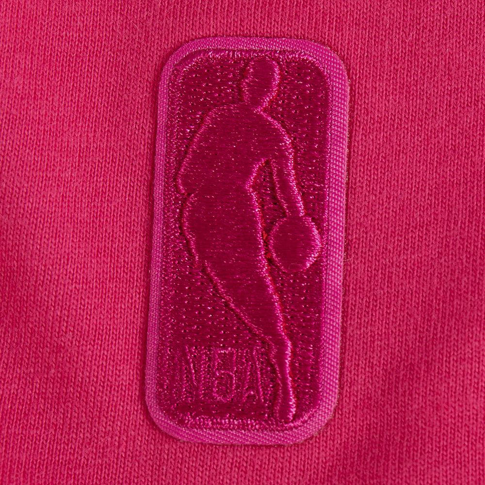 NBA OKLAHOMA CITY THUNDER TRIPLE PINK BIG GIRL'S SS BOXY TEE (BEETROOT PURPLE)