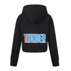 NBA OKLAHOMA CITY THUNDER CLASSIC CHANDAIL À CAPUCHON EN MOLLETON À GLISSIÈRE POUR FILLE JUNIOR (NOIR)
