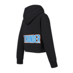 NBA OKLAHOMA CITY THUNDER CLASSIC CHANDAIL À CAPUCHON EN MOLLETON À GLISSIÈRE POUR FILLE JUNIOR (NOIR)