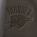 NBA OKLAHOMA CITY THUNDER NEUTRAL BIG GIRL'S FLC CREWNECK (DARK TAUPE)