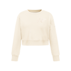 NBA OKLAHOMA CITY THUNDER NEUTRAL BIG GIRL'S FLC CREWNECK (EGGSHELL)