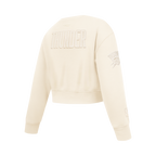 NBA OKLAHOMA CITY THUNDER NEUTRAL BIG GIRL'S FLC CREWNECK (EGGSHELL)
