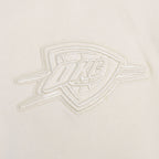 NBA OKLAHOMA CITY THUNDER NEUTRAL BIG GIRL'S FLC CREWNECK (EGGSHELL)