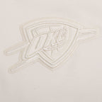 NBA OKLAHOMA CITY THUNDER NEUTRAL CHANDAIL À CAPUCHON EN MOLLETON POUR FILLE JUNIOR (COQUILLE D'ŒUF)
