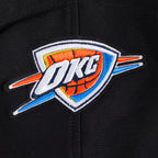 NBA OKLAHOMA CITY THUNDER RETRO CLASSIC BIG GIRL'S RIB FLC PO HOODIE (BLACK)