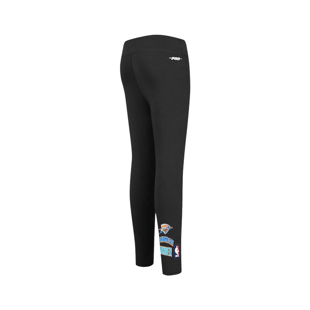 NBA OKLAHOMA CITY THUNDER RETRO CLASSIC LEGGING POUR FILLE JUNIOR (NOIR)