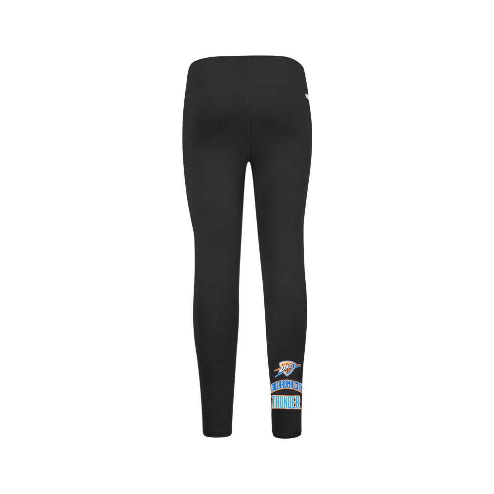 NBA OKLAHOMA CITY THUNDER RETRO CLASSIC LEGGING POUR FILLE JUNIOR (NOIR)