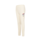 NBA OKLAHOMA CITY THUNDER RETRO CLASSIC BIG GIRL'S LEGGING (EGGSHELL)