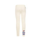 NBA OKLAHOMA CITY THUNDER RETRO CLASSIC BIG GIRL'S LEGGING (EGGSHELL)