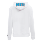 NBA OKLAHOMA CITY THUNDER CLASSIC CHANDAIL À CAPUCHON POUR FEMME (BLANC)