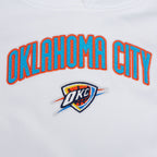NBA OKLAHOMA CITY THUNDER CLASSIC CHANDAIL À CAPUCHON POUR FEMME (BLANC)