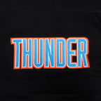 NBA OKLAHOMA CITY THUNDER CLASSIC CHANDAIL À CAPUCHON COURT POUR FEMME (NOIR)
