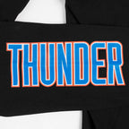 NBA OKLAHOMA CITY THUNDER CLASSIC WOMEN'S HIGH WAIST JERSEY LEGGING (BLACK)