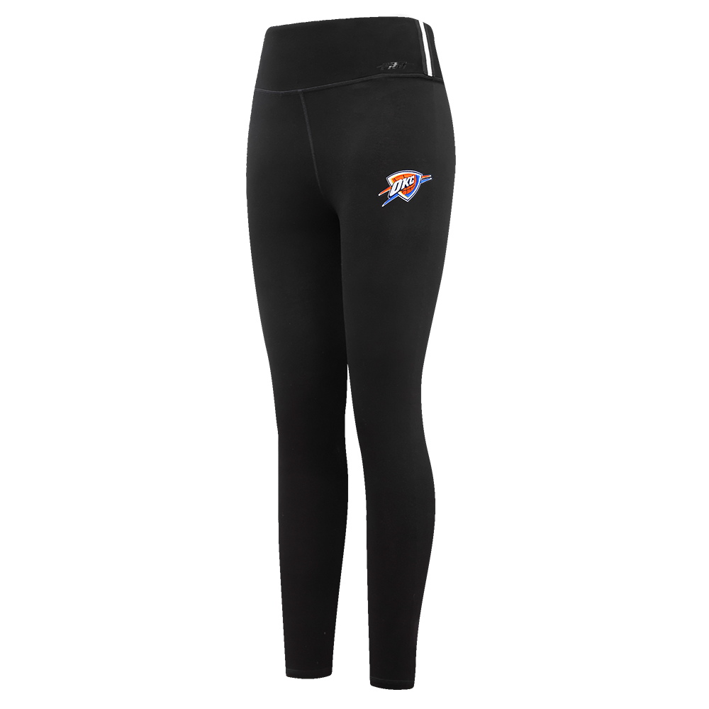 NBA OKLAHOMA CITY THUNDER RETRO CLASSIC WOMEN'S JERSEY LEGGING (BLACK)