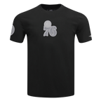 NBA PHILADELPHIA 76ERS REVERSE FRENCH TERRY MEN'S COTTON JERSEY DROP SHOULDER TEE (BLACK)