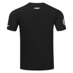 NBA PHILADELPHIA 76ERS REVERSE FRENCH TERRY MEN'S COTTON JERSEY DROP SHOULDER TEE (BLACK)