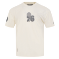NBA PHILADELPHIA 76ERS REVERSE FRENCH TERRY MEN'S CJ DROP SHOULDER TEE (EGGSHELL)