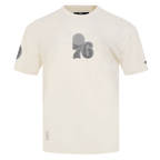 NBA PHILADELPHIA 76ERS REVERSE FRENCH TERRY MEN'S CJ DROP SHOULDER TEE (EGGSHELL)