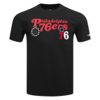 NBA PHILADELPHIA 76ERS SOUVENIR MEN'S SJ TEE (BLACK)