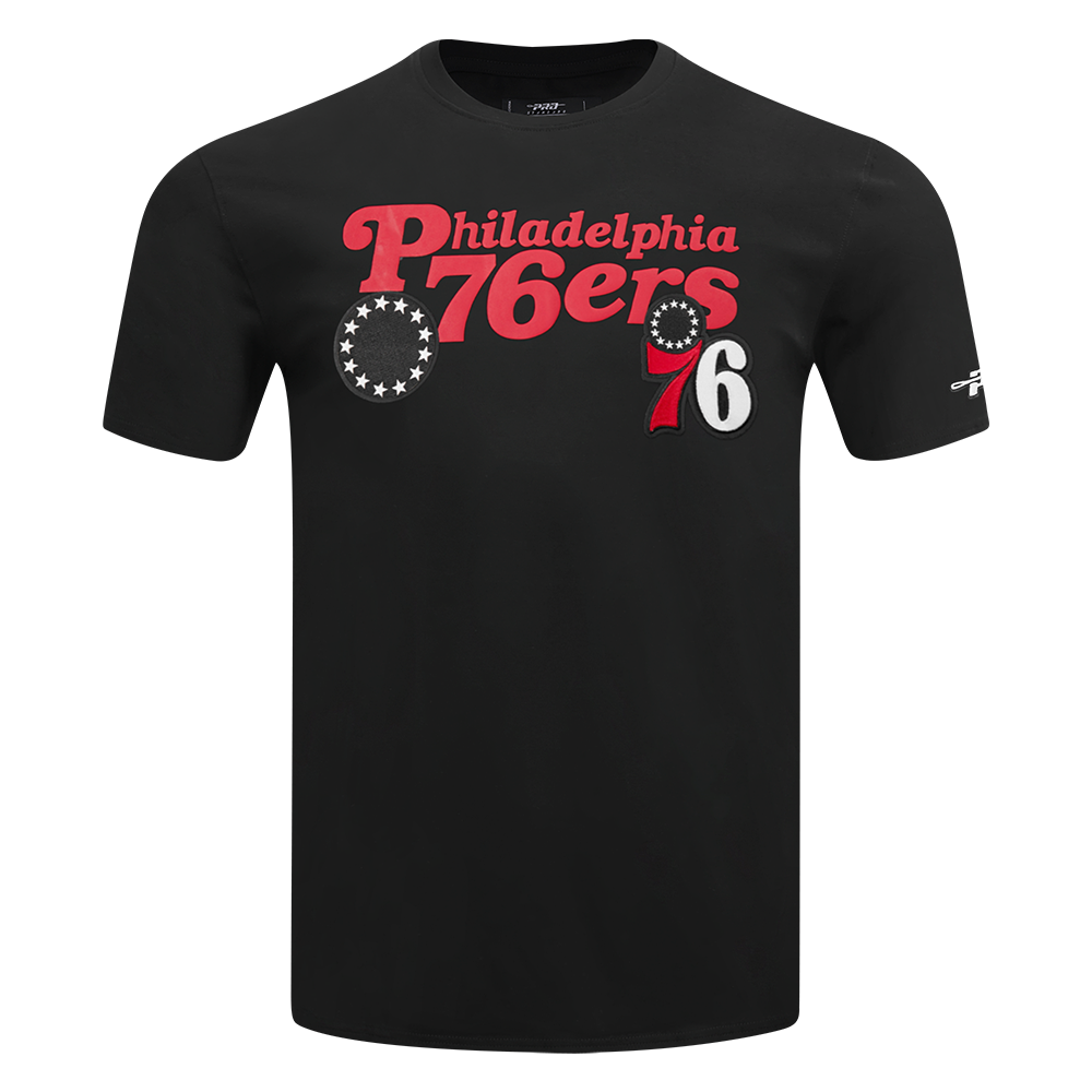 NBA PHILADELPHIA 76ERS SOUVENIR MEN'S SJ TEE (BLACK)