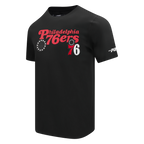 NBA PHILADELPHIA 76ERS SOUVENIR MEN'S SJ TEE (BLACK)