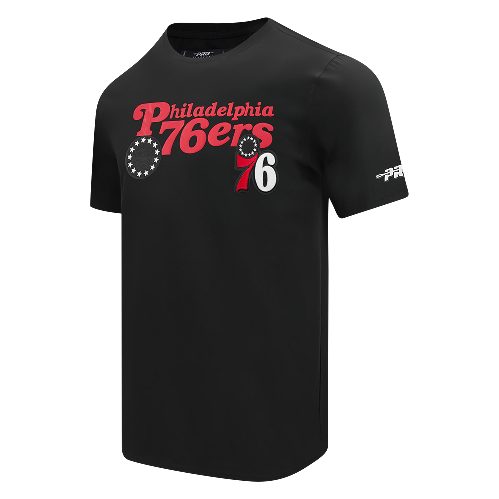 NBA PHILADELPHIA 76ERS SOUVENIR MEN'S SJ TEE (BLACK)