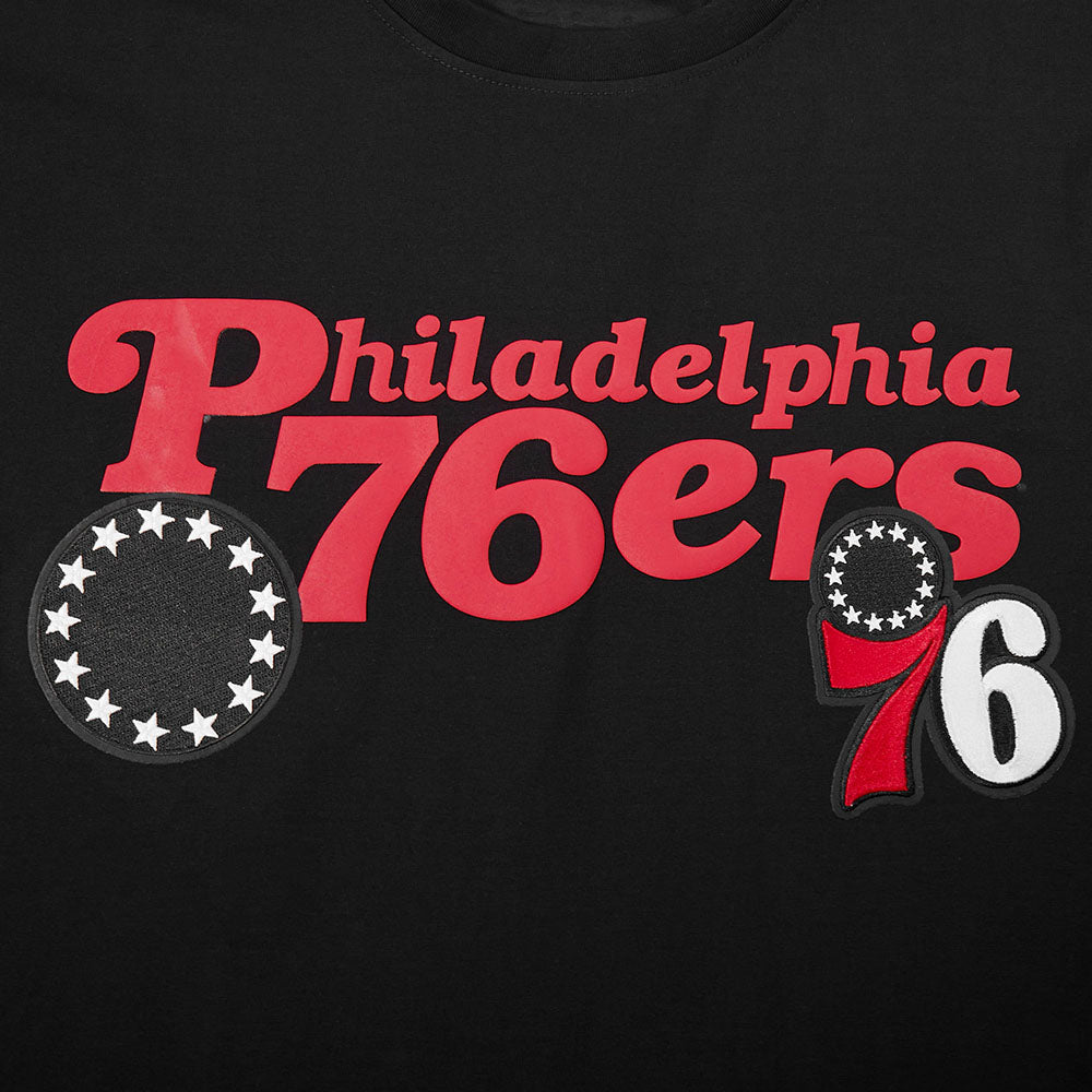 NBA PHILADELPHIA 76ERS SOUVENIR MEN'S SJ TEE (BLACK)