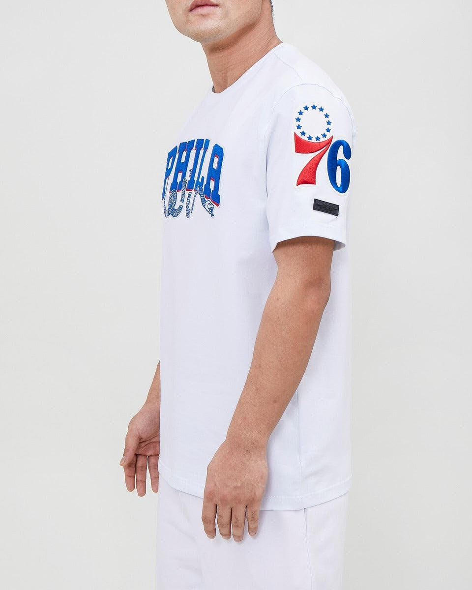 NBA PHILADELPHIA 76ERS PRO TEAM MEN'S TEE (WHITE)