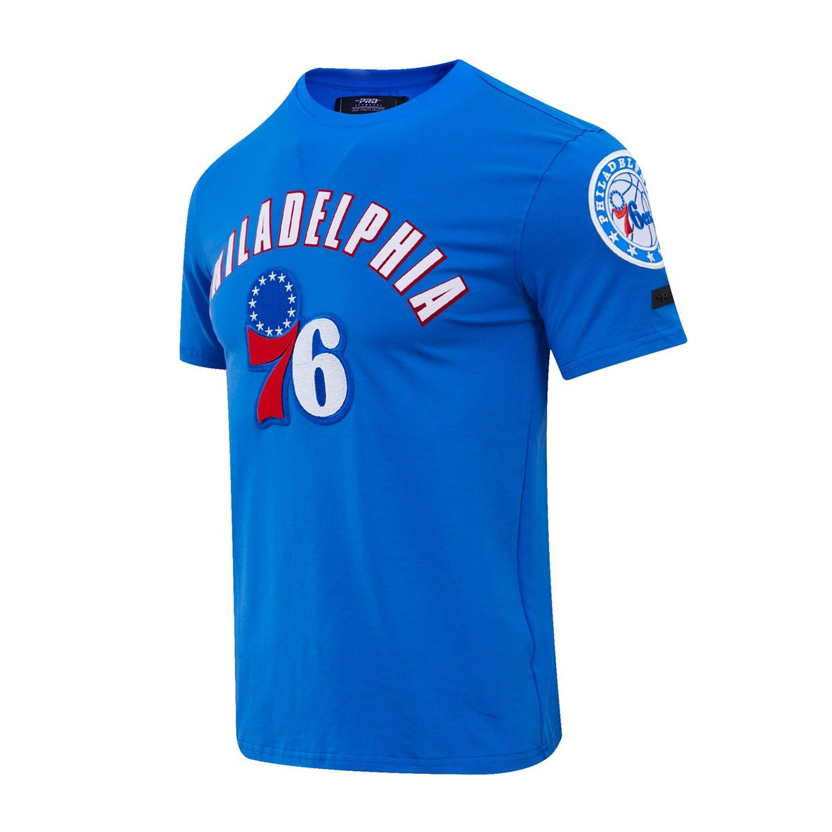 NBA PHILADELPHIA 76ERS CLASSIC BRISTLE MEN'S TEE (ROYAL BLUE)