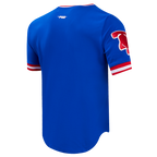 NBA PHILADELPHIA 76ERS RETRO CLASSIC MEN'S TEE (ROYAL BLUE/RED)