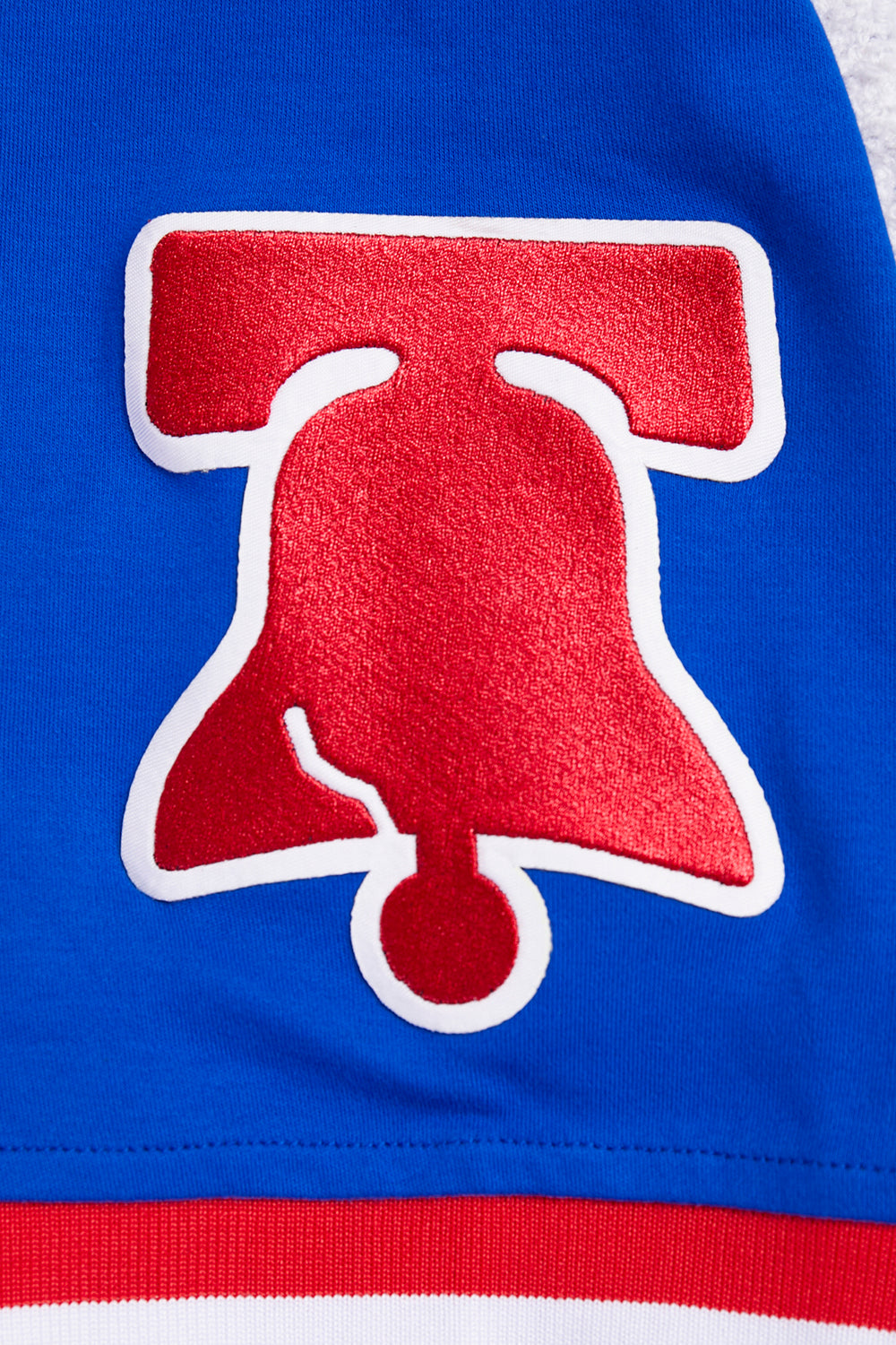 NBA PHILADELPHIA 76ERS RETRO CLASSIC MEN'S TEE (ROYAL BLUE/RED)