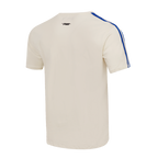 NBA PHILADELPHIA 76ERS RETRO CLASSIC MEN'S STRIPED TEE (EGGSHELL/ ROYAL BLUE)