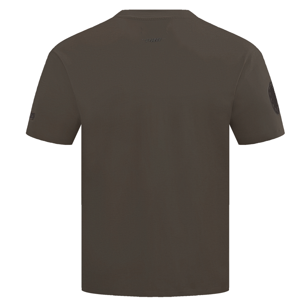 NBA PHILADELPHIA 76ERS NEUTRAL T-SHIRT À ÉPAULES TOMBANTES POUR HOMME (TAUPE FONCÉ)
