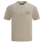 NBA PHILADELPHIA 76ERS NEUTRAL DROP SHOULDER MEN'S TEE (TAUPE)