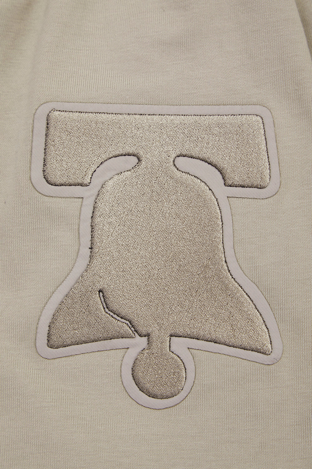 NBA PHILADELPHIA 76ERS NEUTRAL DROP SHOULDER MEN'S TEE (TAUPE)