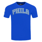 NBA PHILADELPHIA 76ERS VARSITY BLUES MEN'S TEE (ROYAL BLUE)
