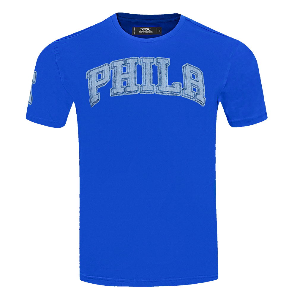 NBA PHILADELPHIA 76ERS VARSITY BLUES MEN'S TEE (ROYAL BLUE)