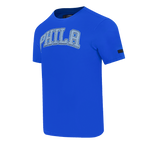 NBA PHILADELPHIA 76ERS VARSITY BLUES MEN'S TEE (ROYAL BLUE)