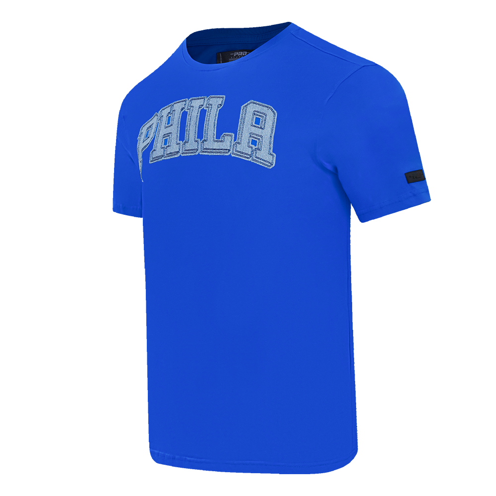 NBA PHILADELPHIA 76ERS VARSITY BLUES MEN'S TEE (ROYAL BLUE)