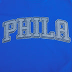 NBA PHILADELPHIA 76ERS VARSITY BLUES MEN'S TEE (ROYAL BLUE)