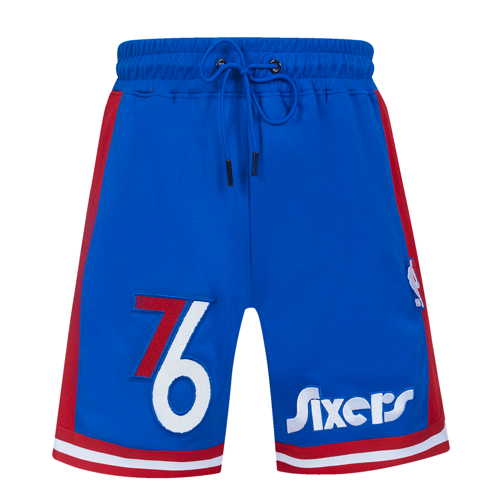 NBA PHILADELPHIA 76ERS CITY EDITION 24-25 MEN'S DOUBLE KNIT 2.0 SHORT (ROYAL BLUE/RED/WHITE)